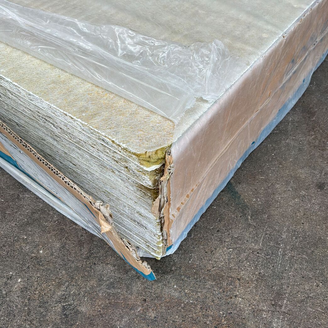 10,08 m2 Rockfon Tropic akustikloftplader 600 x 600 x 15 mm.