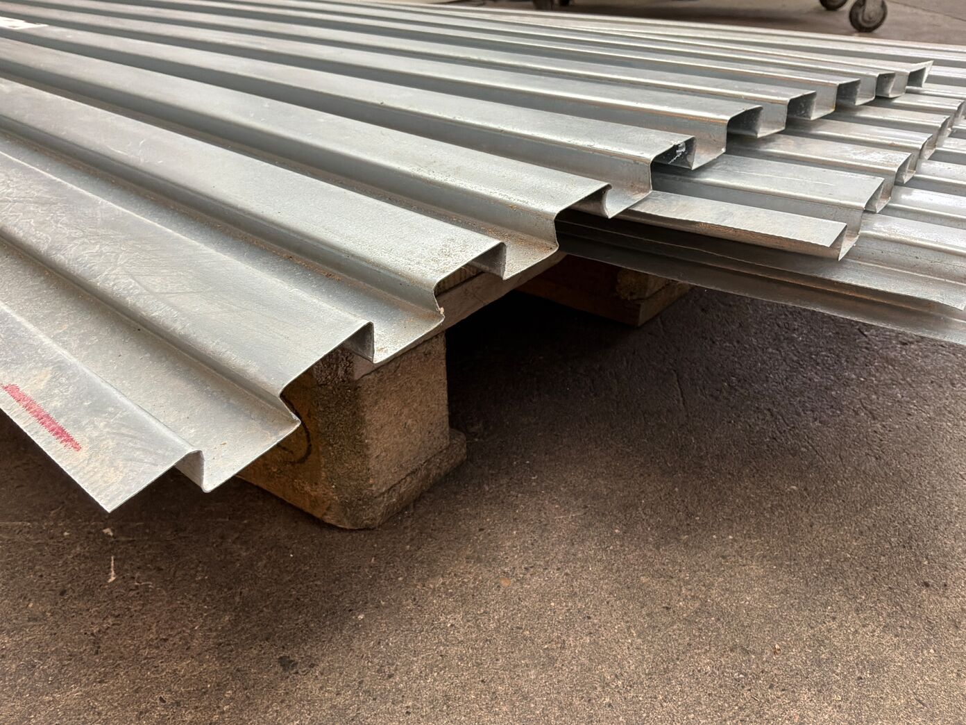 4,5 m2 Duofor ståltrapezplader - 4 plader