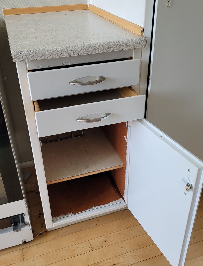 3 Køkkenmoduler fra 60'erne