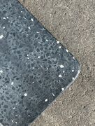 Sort terrazzo vinduesplade