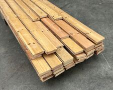 Brugt gulvbrædder i fyr, 14m2, 11,3 cm