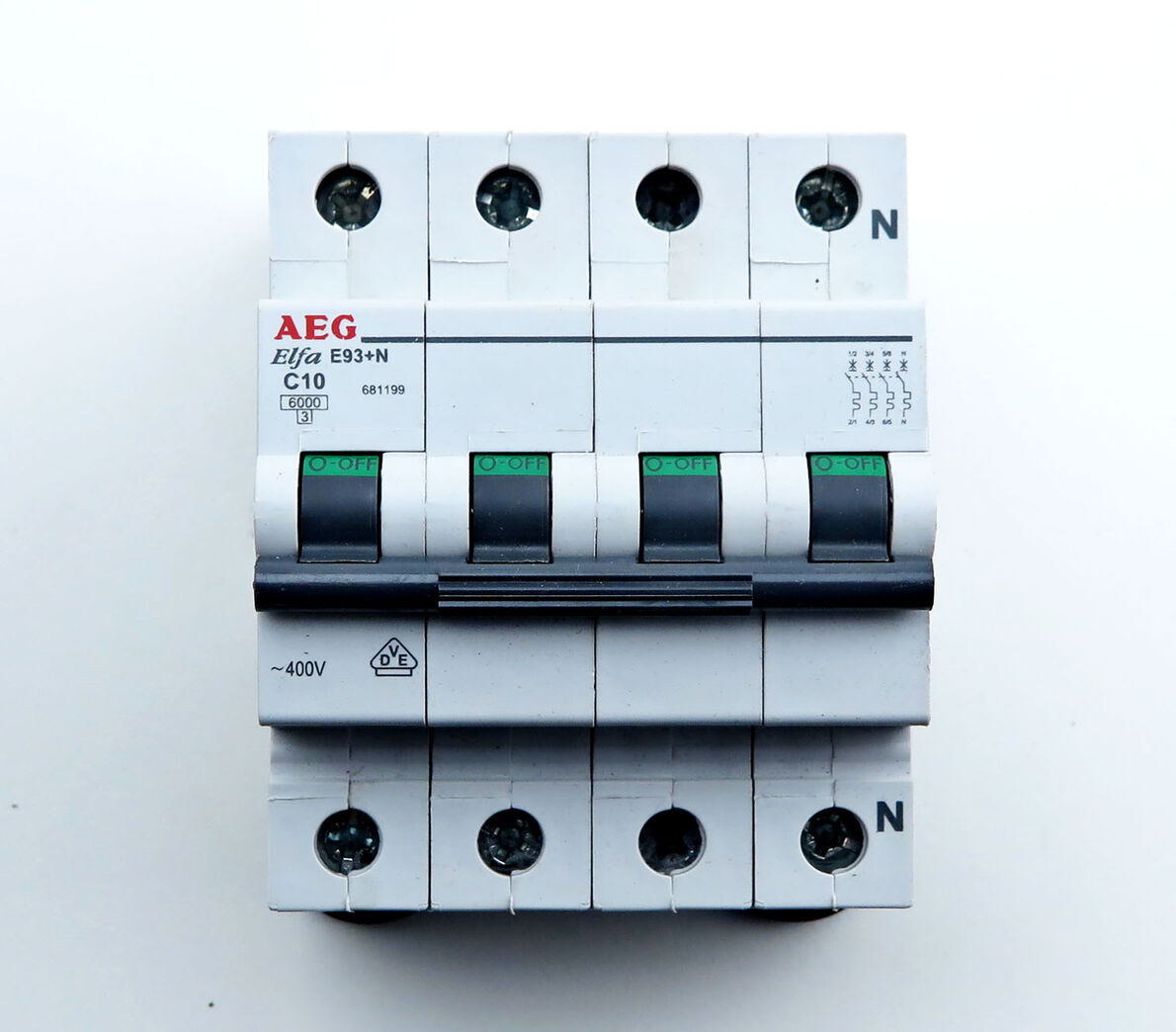 MERLIN Automatsikring 3P+N 16A