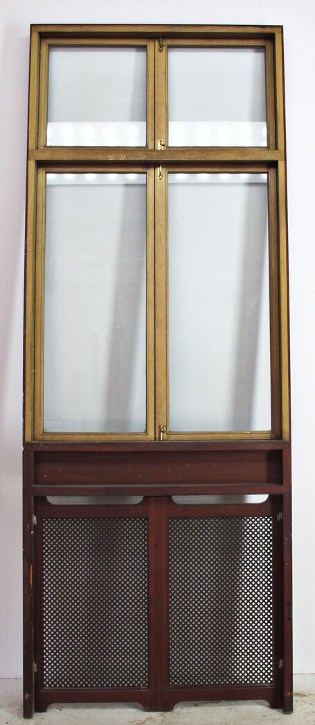 Kæmpe vindue med radiatorskjuler