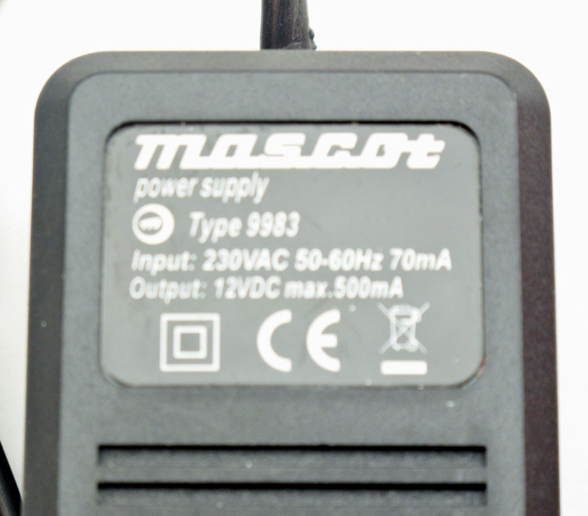 Mascot transformer 230/12V Mascot transformer 230/12V