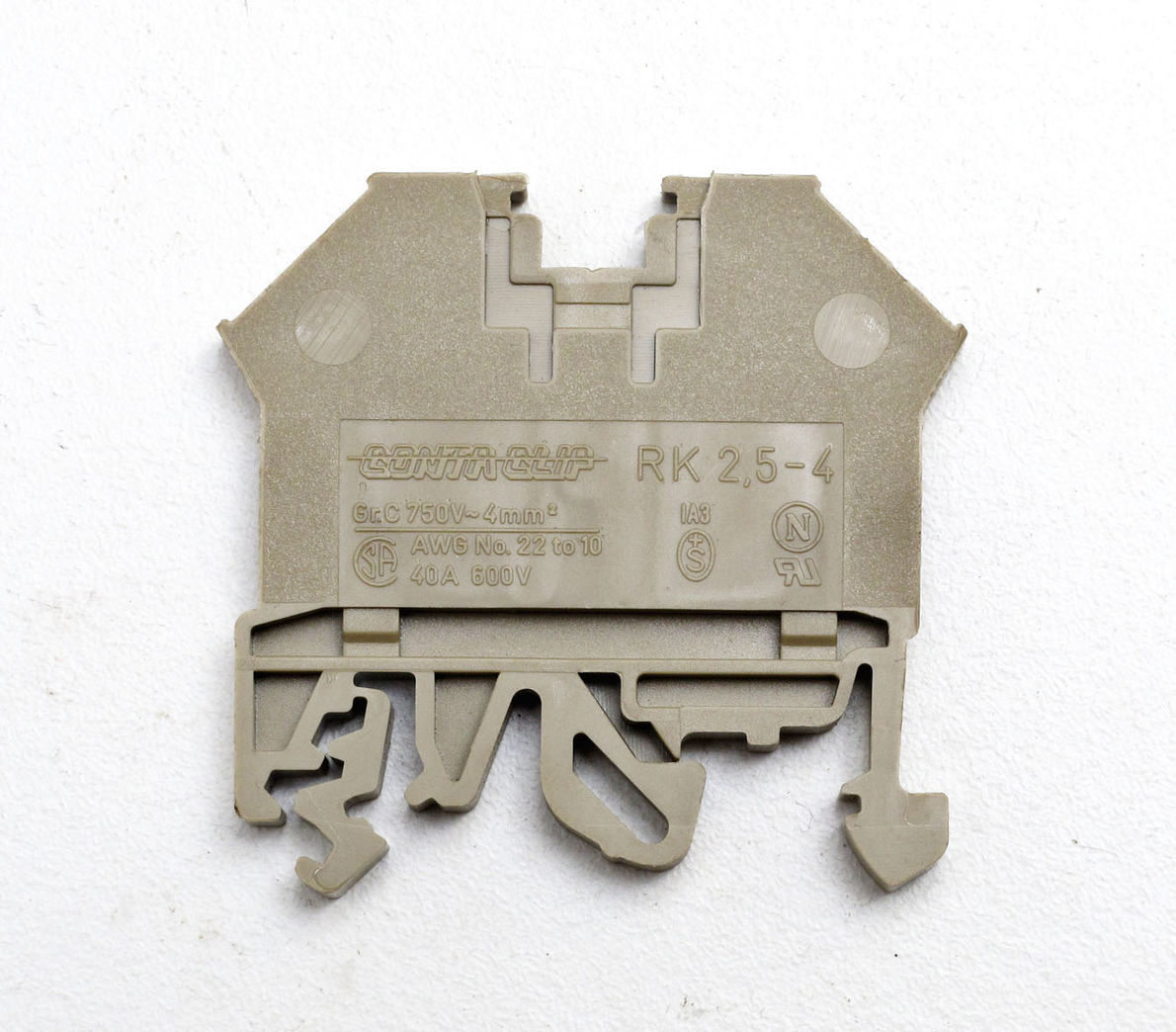 Rækkeklemme 2,5-4 mm²