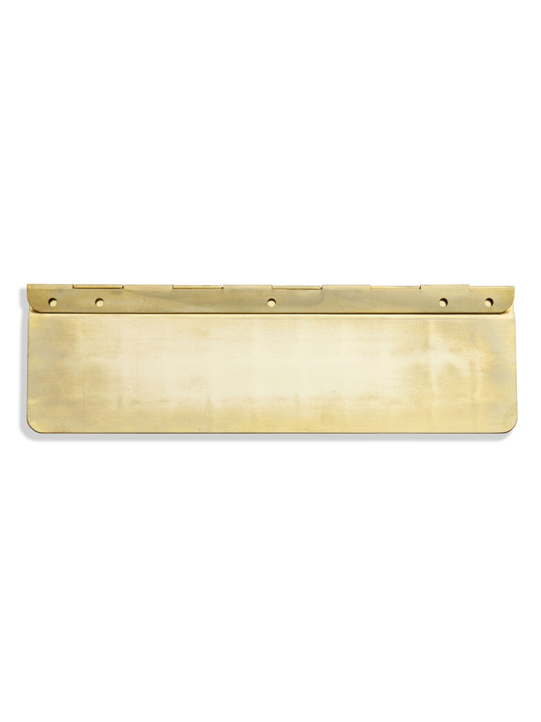 Brevsprække (bagplade) i messing