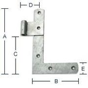 Porthængsel - hjørnebånd