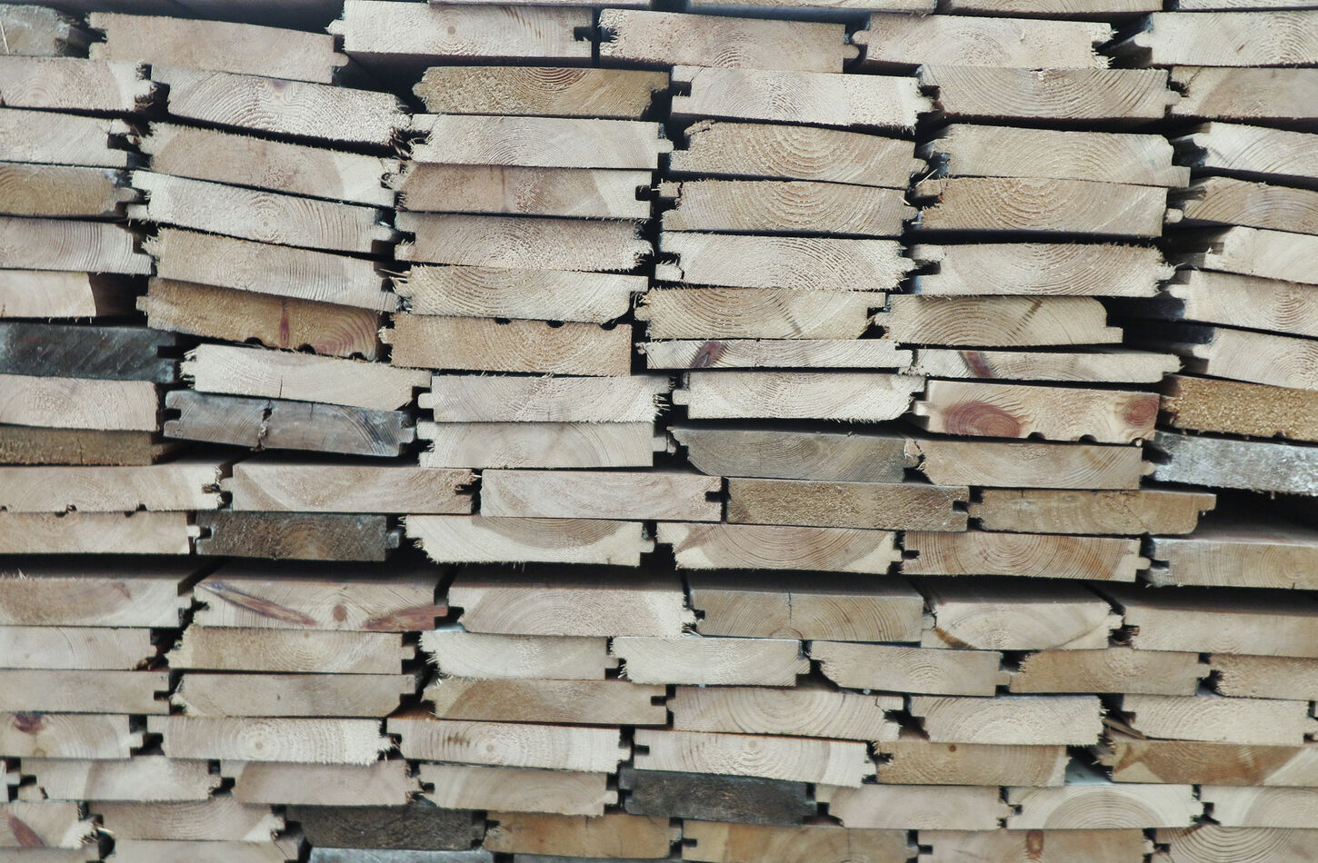 Opskårne Fyrretræsgulvbrædder -  længde 60 cm