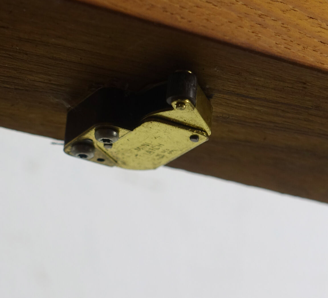 Dobbelt mahognilåge på forramme