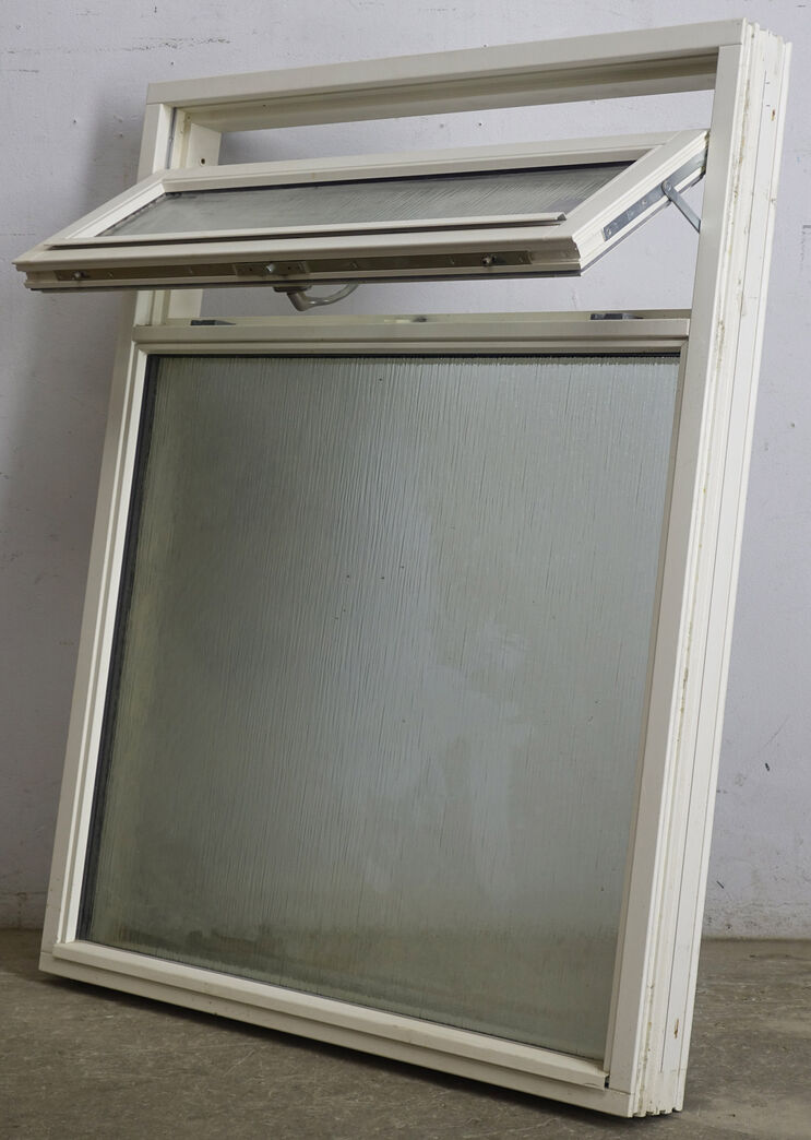 Termovindue med matteret glas