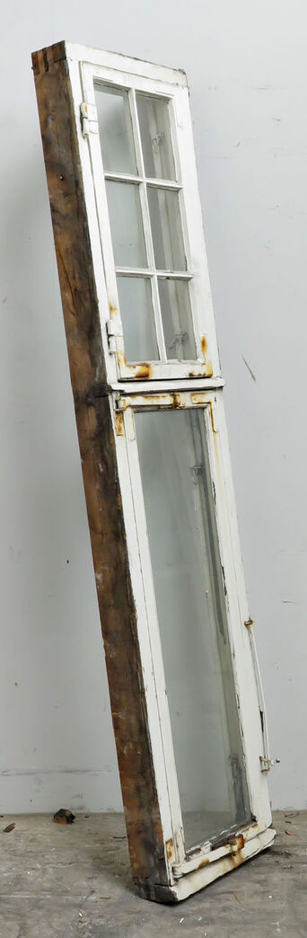 Sprossevindue med bue