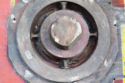 Vægdekoration, stor støbekliché på plade