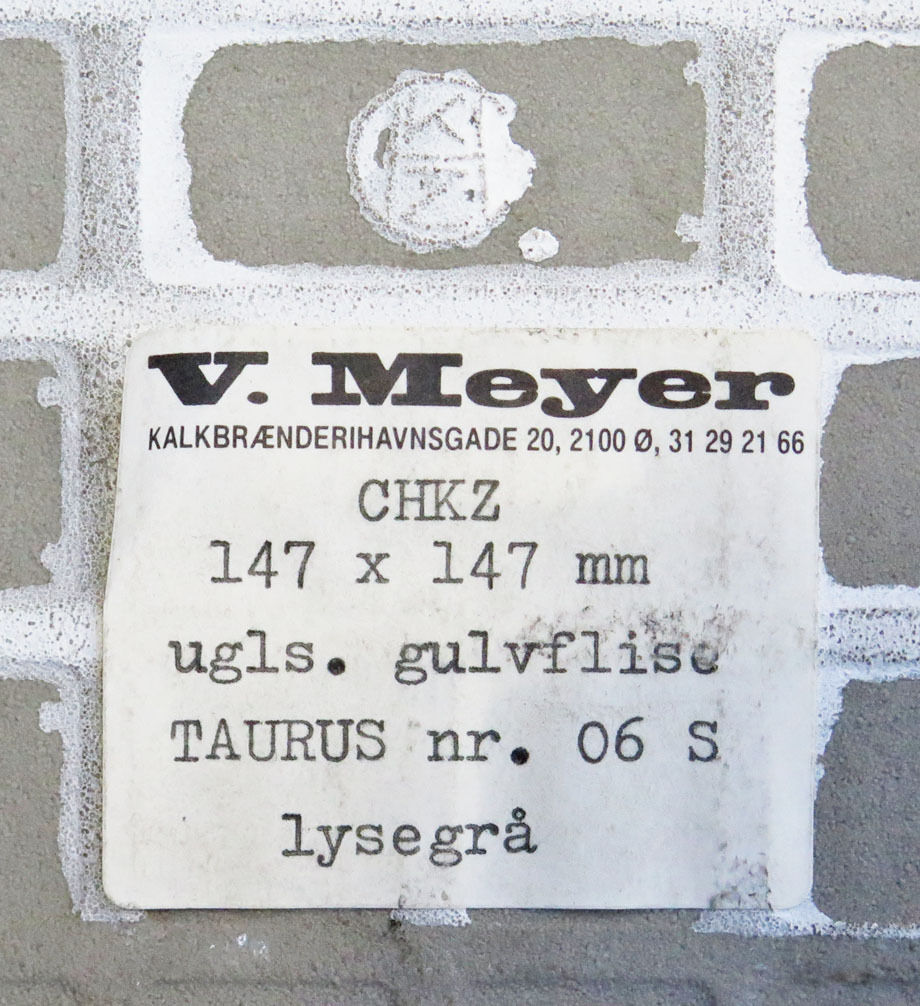 Lysegrå klinke, Taurus 14,7x14,7