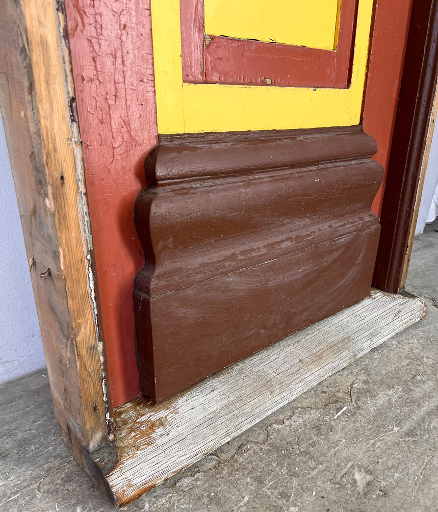 Yderdør med glas og karm