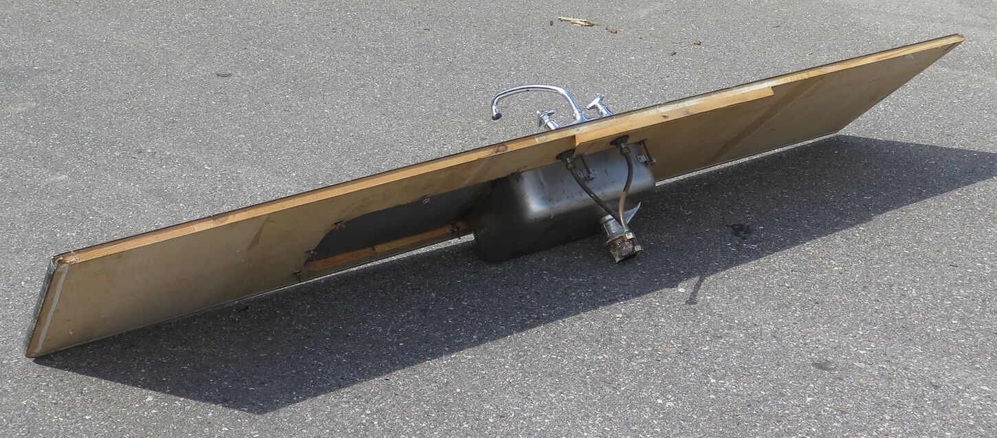 Køkkenbordplade med vask