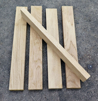 Egetræsstave 21x57x405mm