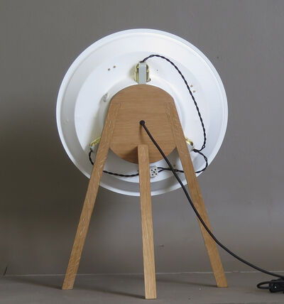 Upcyclet Munkegaardslampe - Hvid