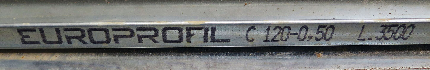 Stållægte 120/55-0,5 L:3500 mm