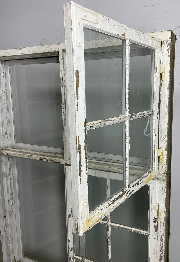 Sprossevindue med forsatsrammer