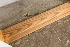 Fyldningsdør med glas og karm