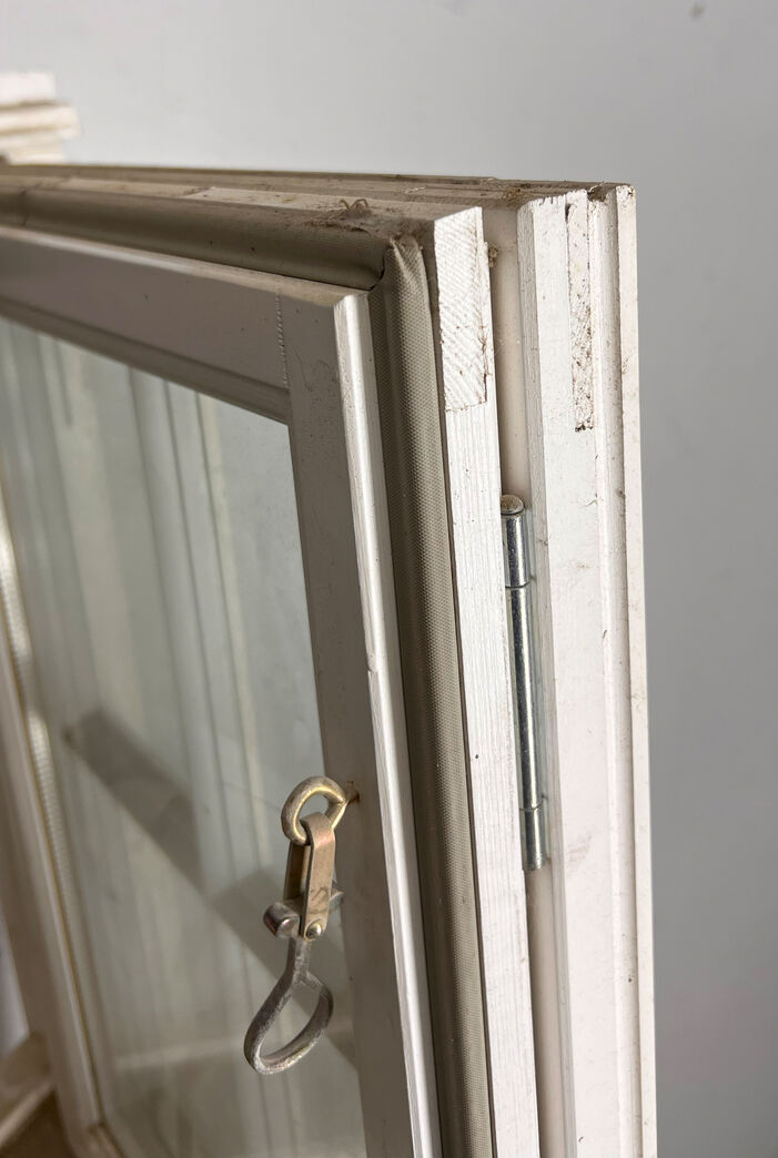 Sprossevindue med koblede rammer