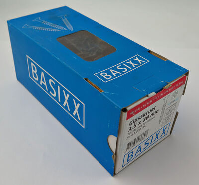 Gipsskruer 3,5x38 mm - til stål 1000 stk