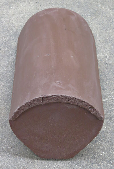 Monier rygningsafslutning slut - Polar brun