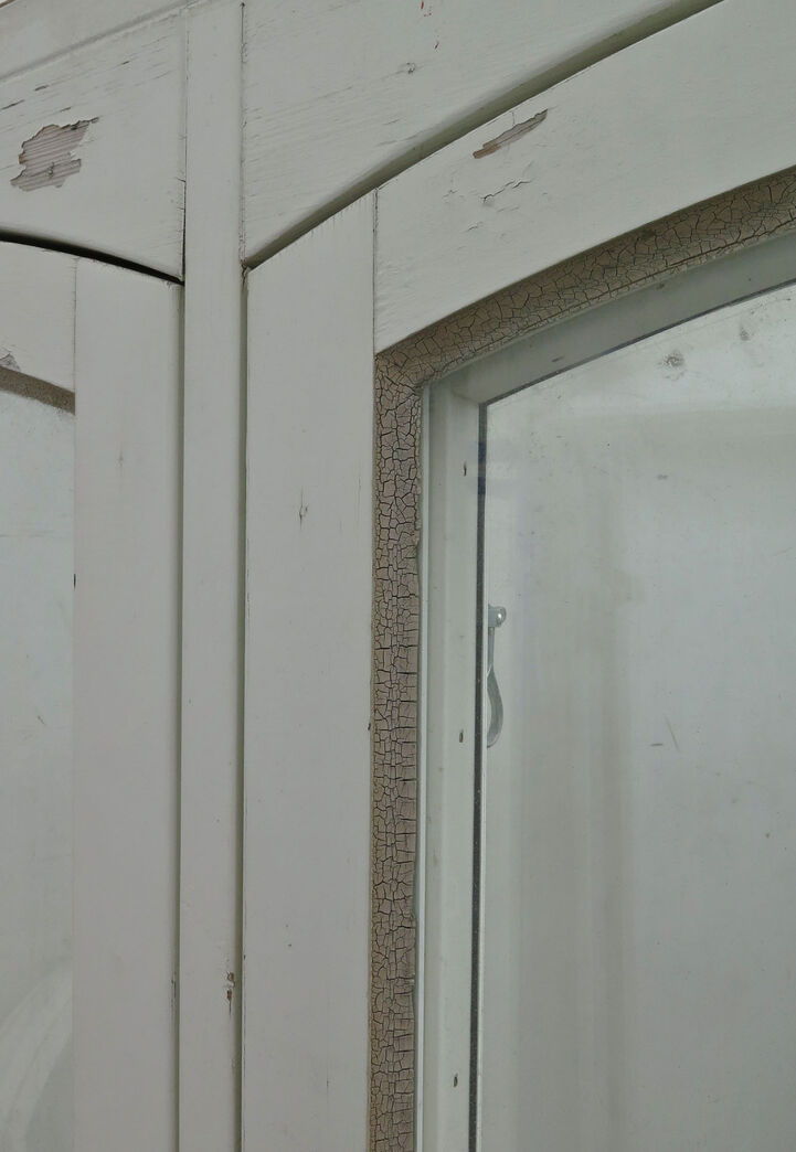 Sprossevindue med koblet ramme