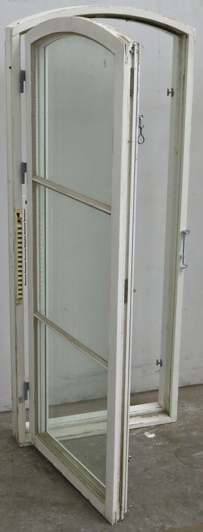 Sprossevindue med koblet ramme