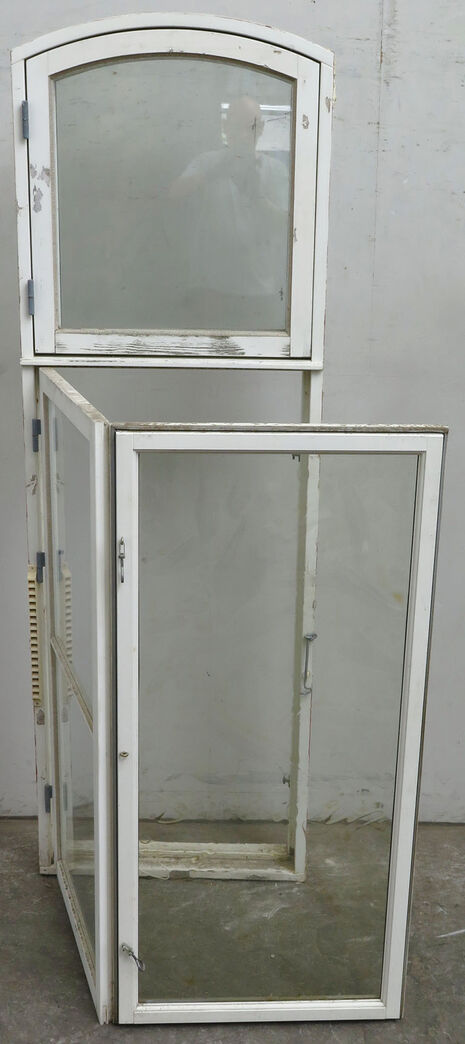 Sprossevindue med koblet ramme