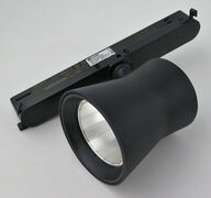 Glamox spotlampe til skinne - Sort
