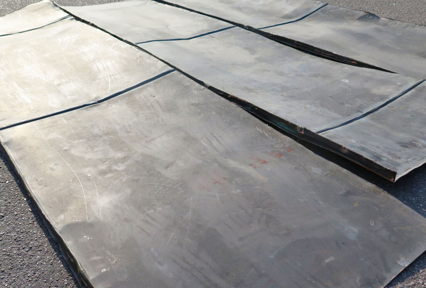 Kobberplade 180 - 230 cm