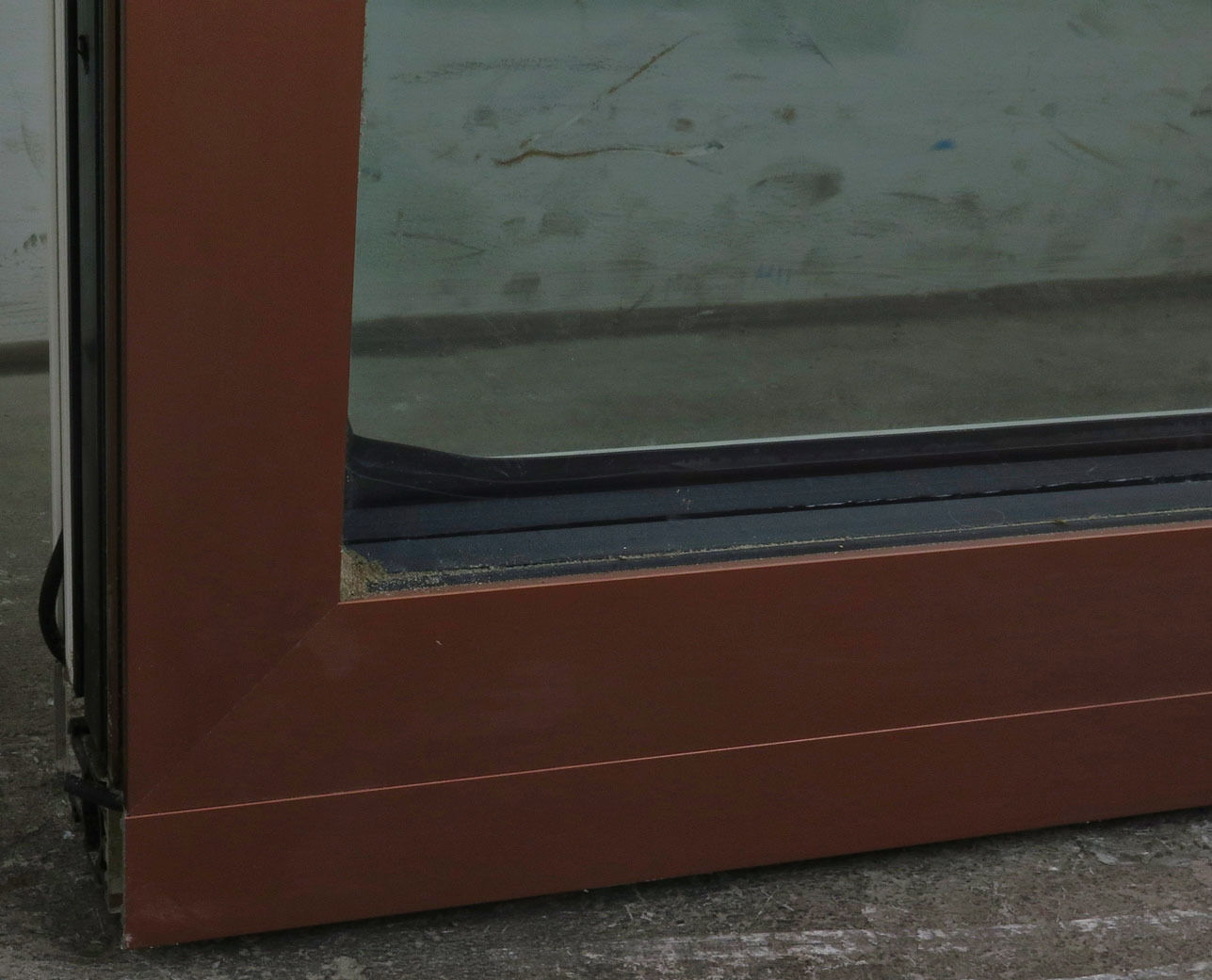 Energivindue i fast alu ramme