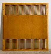 Radiatorskjuler i eg-  117 x 123 cm