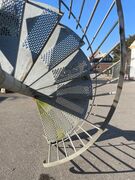 Galvaniseret spindeltrappe - 307 cm