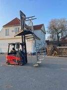 Galvaniseret spindeltrappe - 307 cm