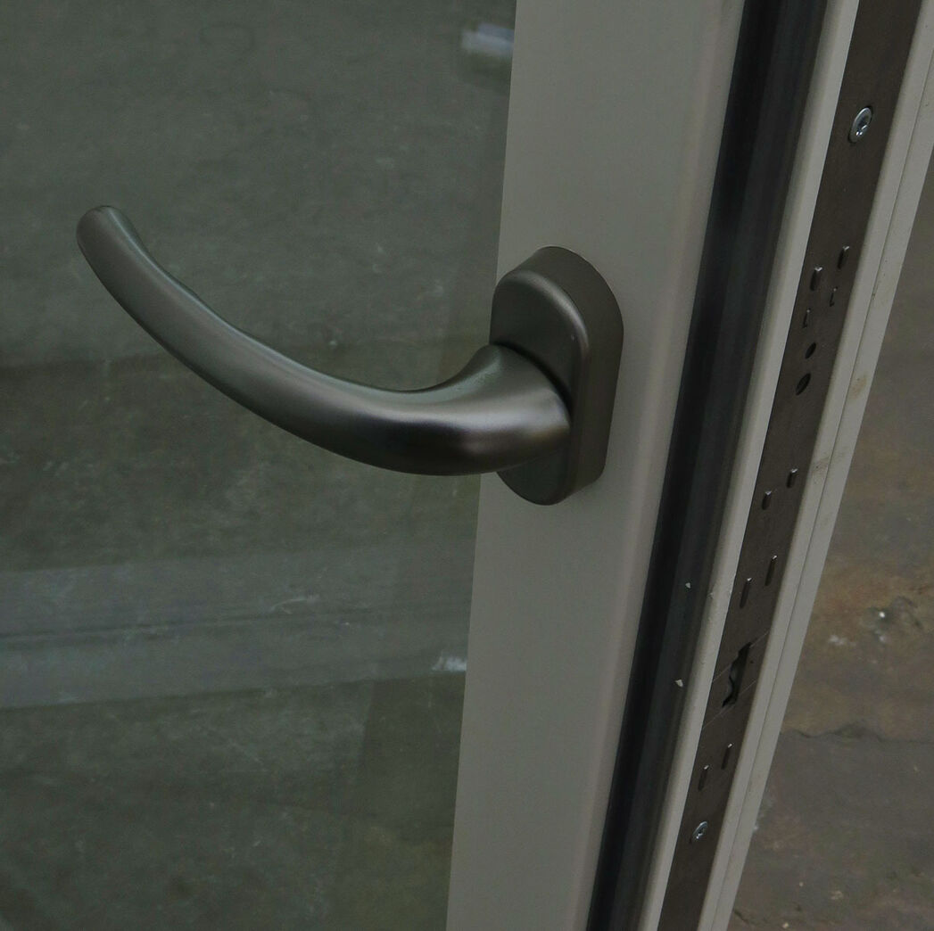 Høj terrassedør med top vindue