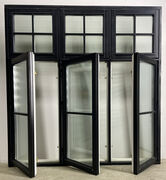 Termovindue med sprosser og tre lags glas