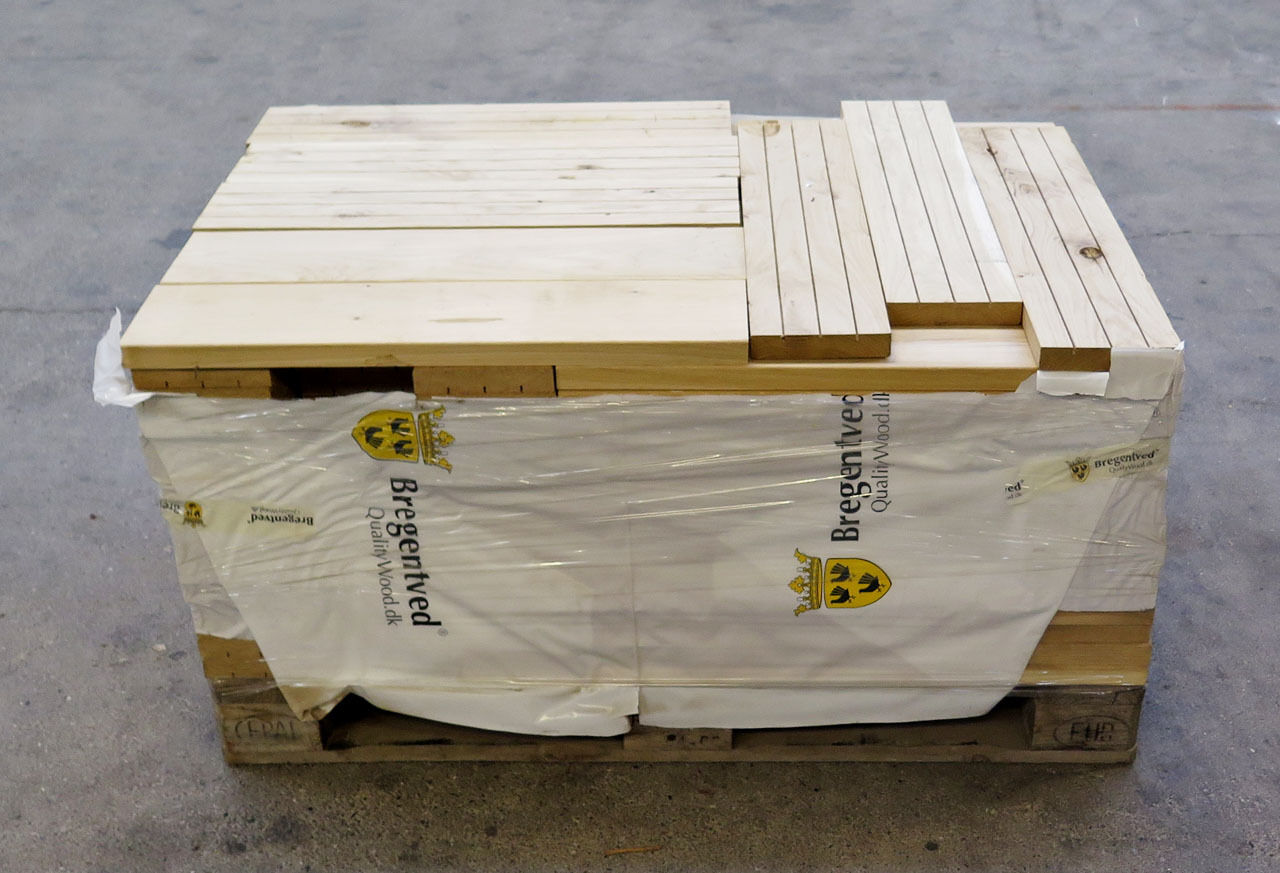 Egetræs terrassebrædder - 21x145x445mm