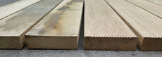 Egetræs terrassebrædder - 45x160mm 12 stk