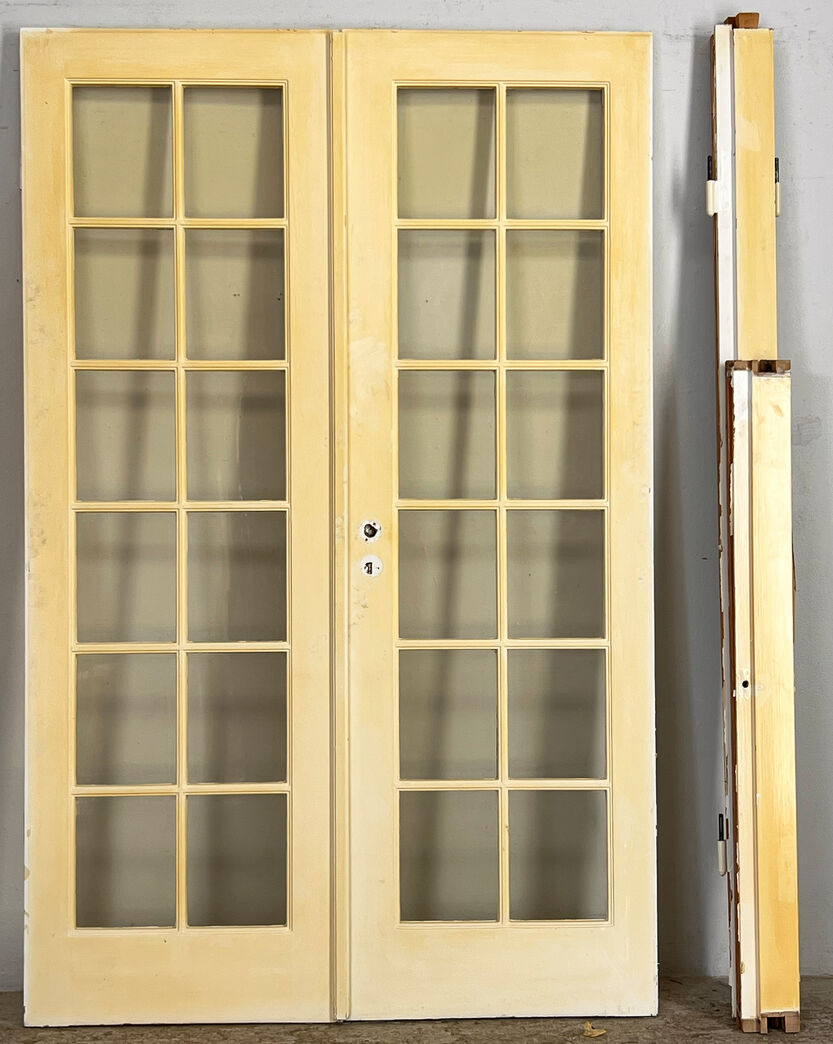 Fransk dør med karm