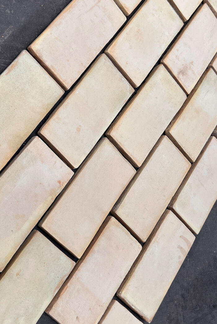 Gule rektangulære gulvtegl - 12 x 25 cm Gule rektangulære gulvtegl - 12 x 25 cm