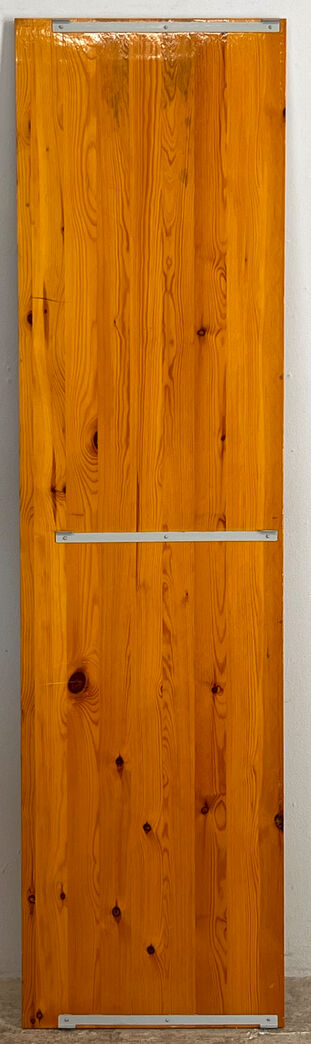 Massiv fyrretræshylde 49 x 189 cm