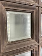 Facadedør med facetslebne glas