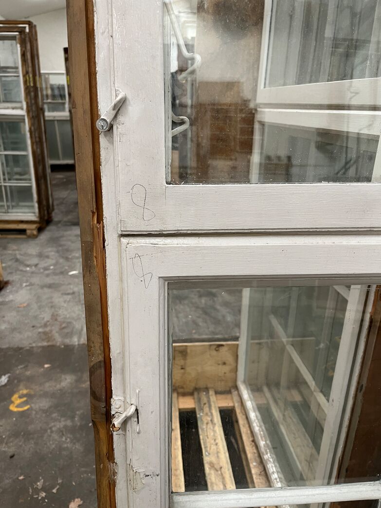 1-fags sprossevindue med forsatsramme