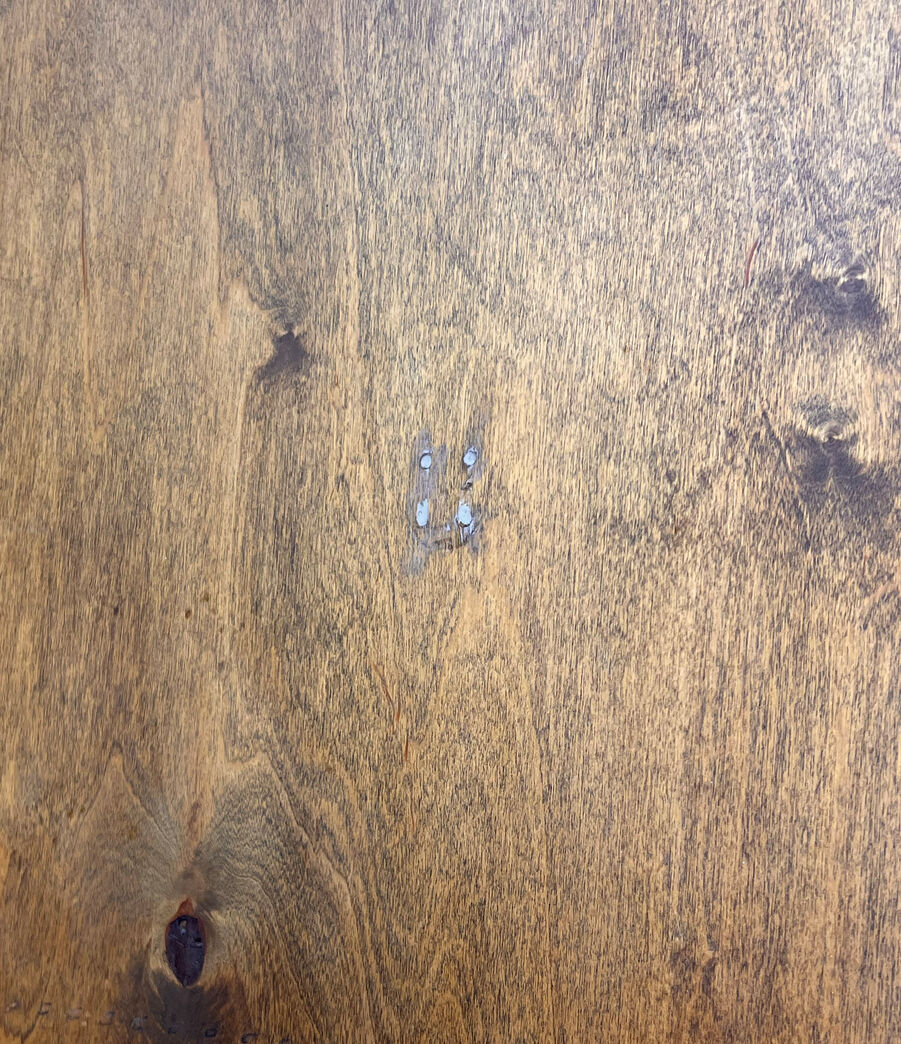 Egefineret dør med karm Egefineret dør med karm