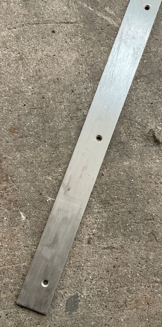 Bundstykke- stål- rustfrit 1620 mm