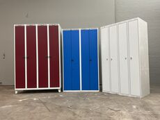 Metalskab med 4 låger