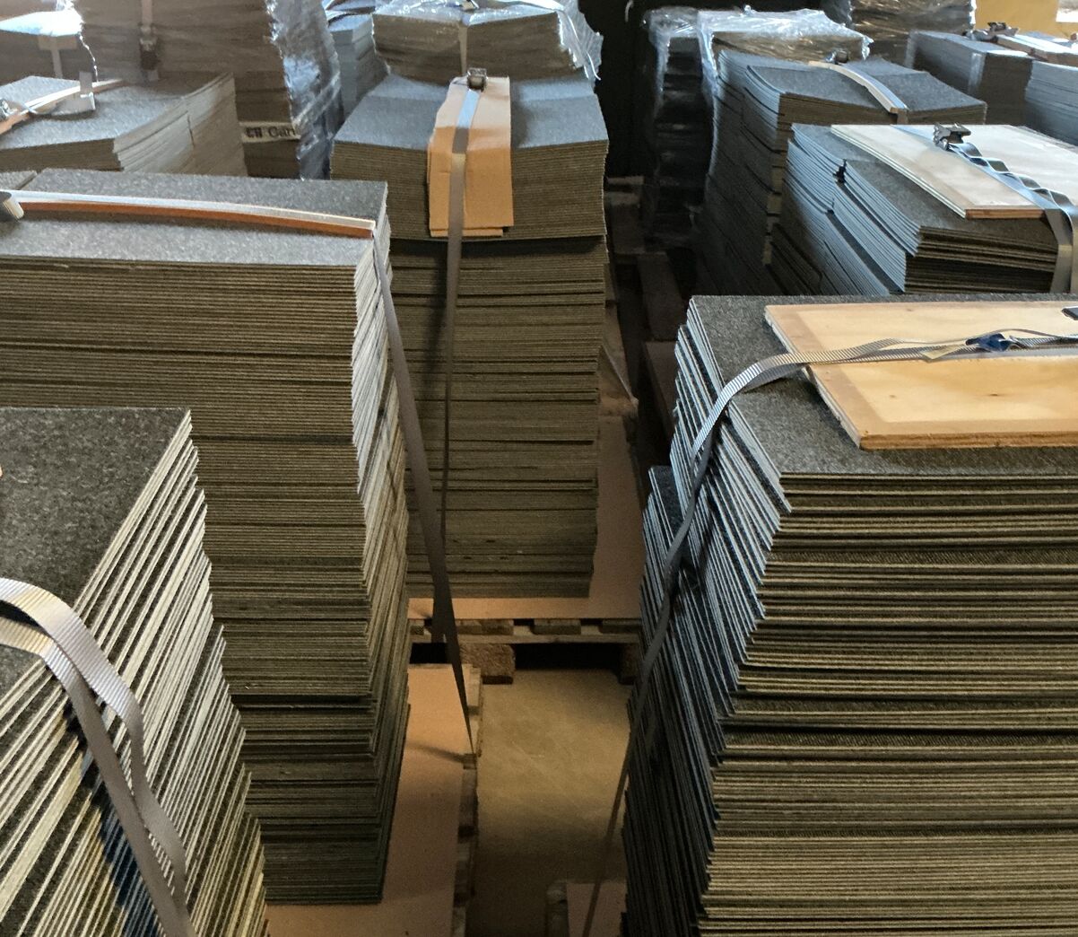 Antracitgrå Tæppefliser