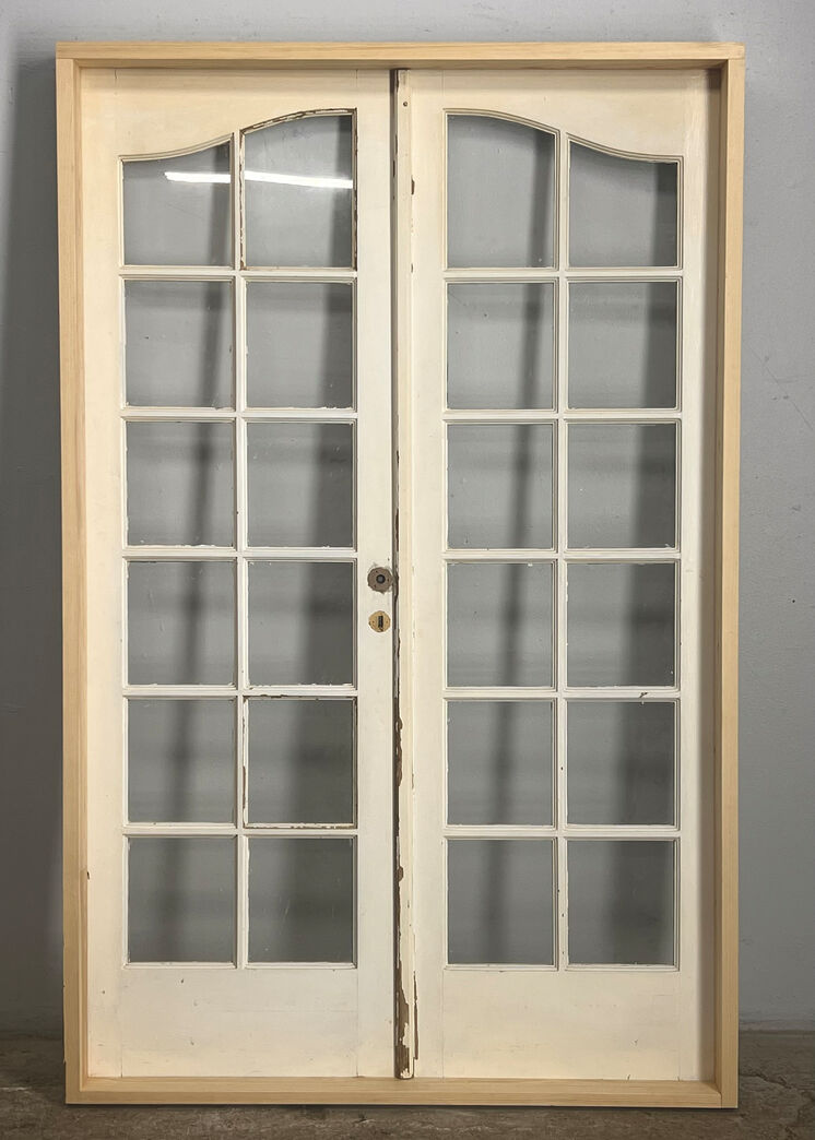 Fransk dør med karm